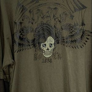Vans long sleeve graphic skull T-Shirt